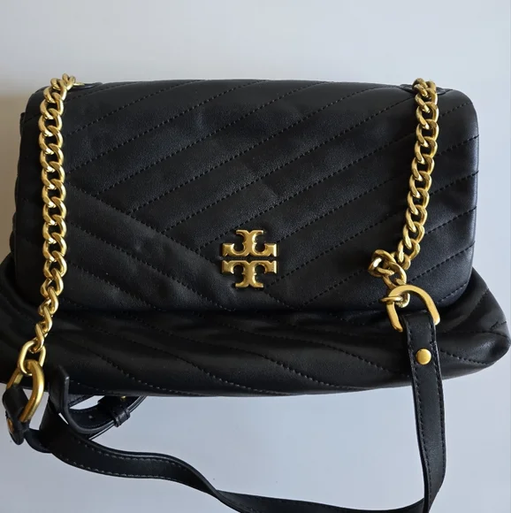Tory Burch Kira Convertible Crossbody Bag Black - Picture 2 of 16